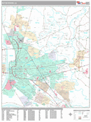 Baton Rouge Digital Map Premium Style